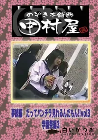【のぞき本舗 中村屋 夢続編　だってパンチラ見れるんだもん!!vol3学園祭編3】の一覧画像